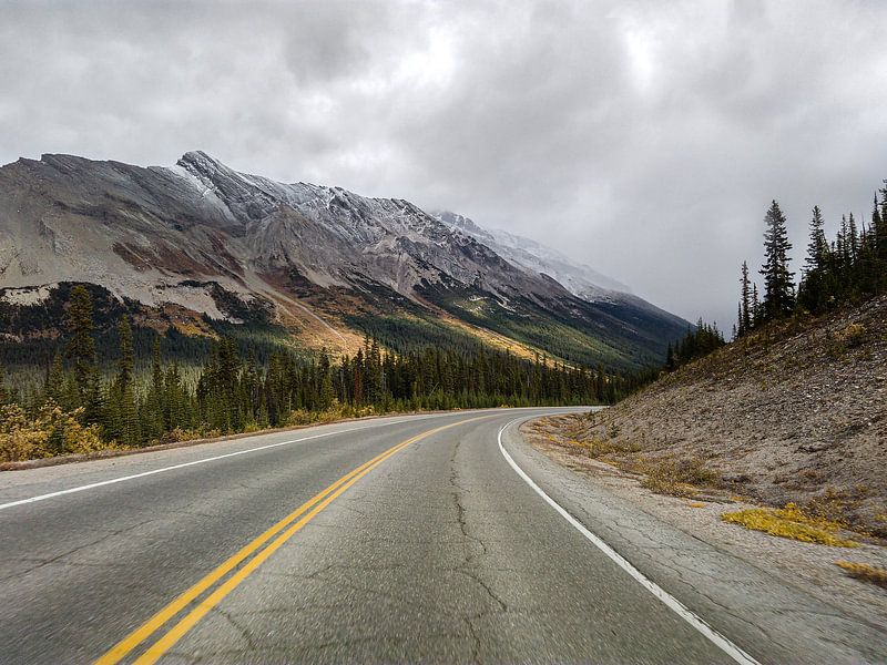 Icefields Parkway zwischen Jasper und dem Banff-Nationalpark von Daan Duvillier | Dsquared Photography