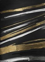 Gold, Schwarz und Weiß