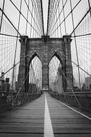 Brooklyn Bridge Poster | Schwarz-Weiß-Serie | New York