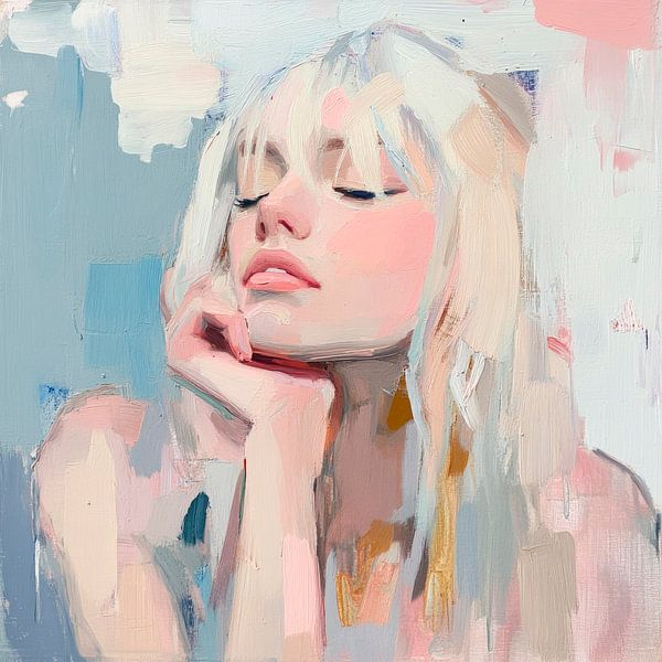 Une élégance de rêve dans des couleurs pastel par Poster Art Shop