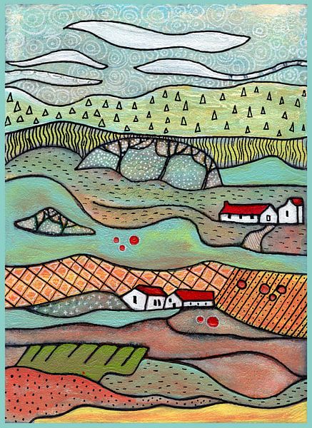Paysage calme par Ariadna de Raadt-Goldberg