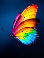 Lebendiger Regenbogen Schmetterlingsflügel