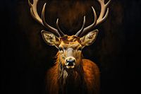 Portrait de cerf Art | Cerf