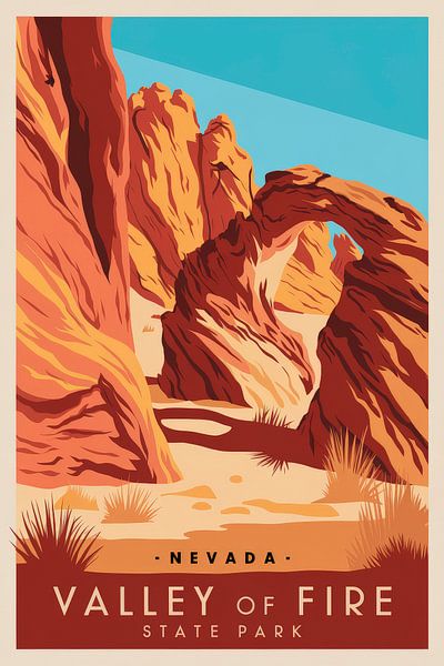 Nevada by Poster Art Shop