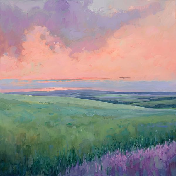 Prairie Paysage par Poster Art Shop