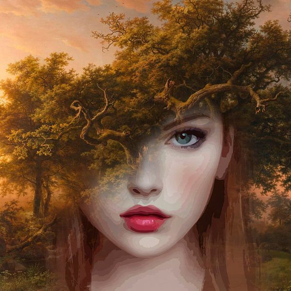 Mysterious girl by Mirjam Duizendstra