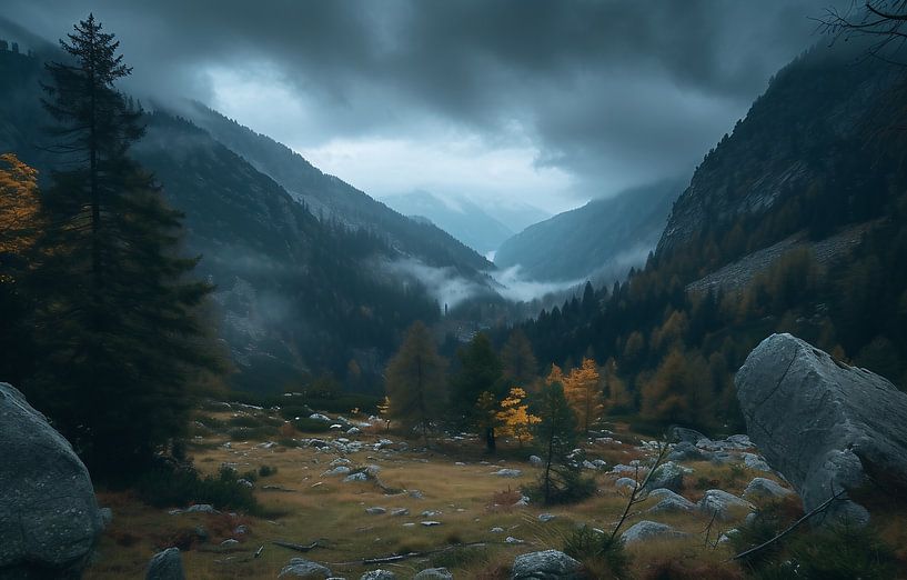 Herbstlandschaft von fernlichtsicht