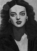 Hedy (black/white)