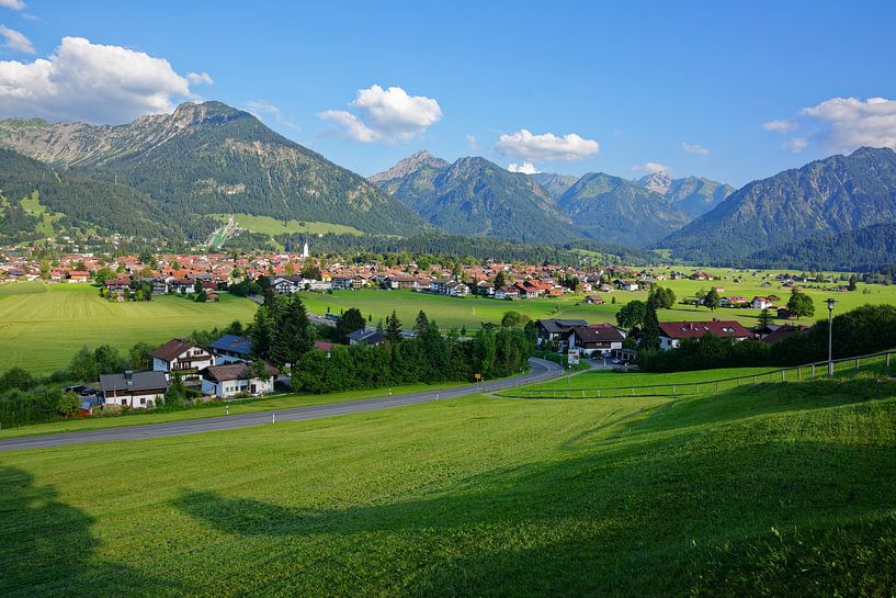 Vue d'Oberstdorf par Gisela Scheffbuch