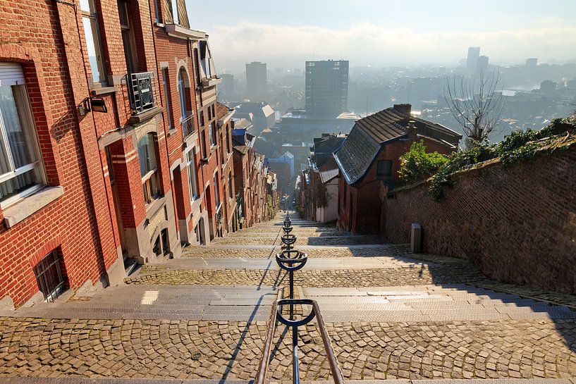 Uitzicht Montagne de Bueren Luik von Dennis van de Water