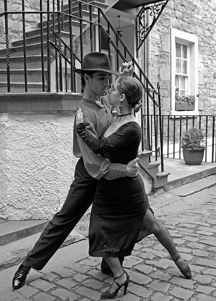 Tango dancers from Argentina by Arch White