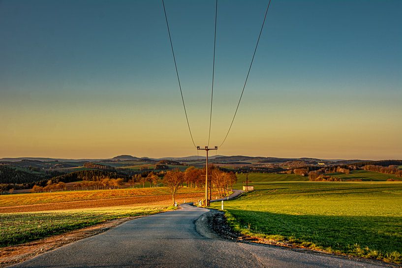 Landschaft im Erzgebirge von Johnny Flash