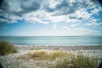 Lijnen spel van de zee lucht en land