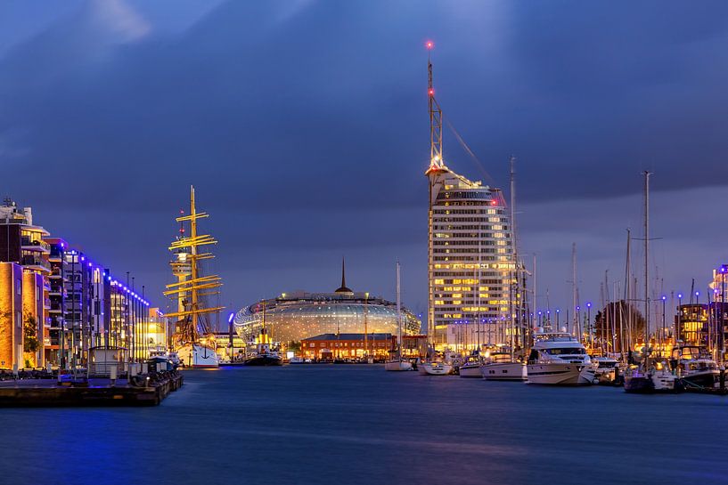 Abend in Bremerhaven, Deutschland von Adelheid Smitt