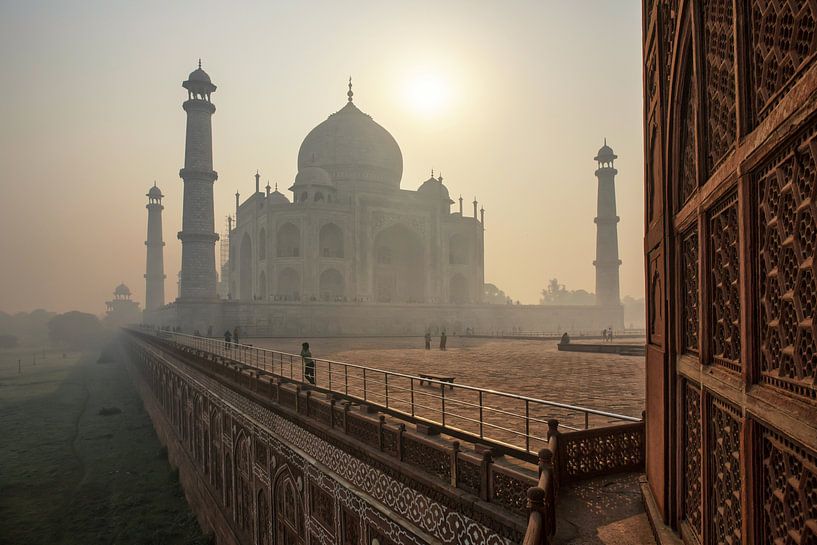 Das schöne Taj Mahal am Morgen, Agra - Indien von Tjeerd Kruse