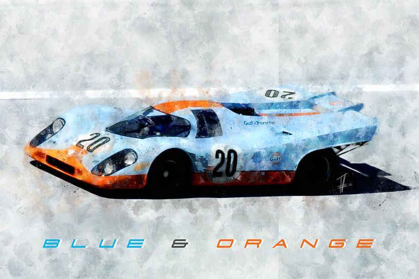 Gulf-Porsche 917 von Theodor Decker