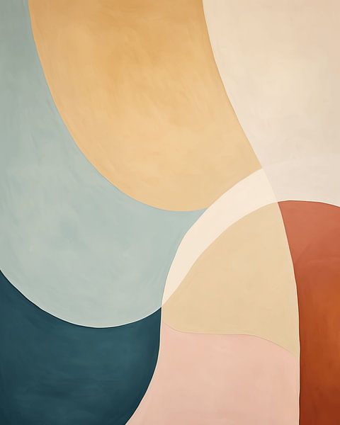 Moderne und abstrakte Formen im Bohème-Stil von Studio Allee