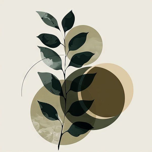 Minimalistische Pflanzen von Poster Art Shop