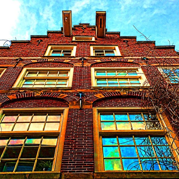Colorful Amsterdam #106 von Theo van der Genugten