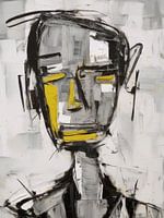 Abstrait d'un homme Style abstrait