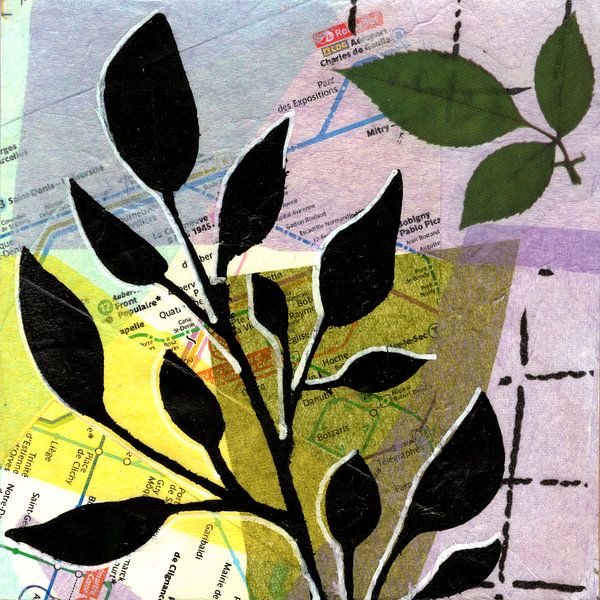 collage d'arrière-plan artistique par Ariadna de Raadt-Goldberg