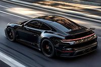 Schwarzer Porsche 911 GT 3