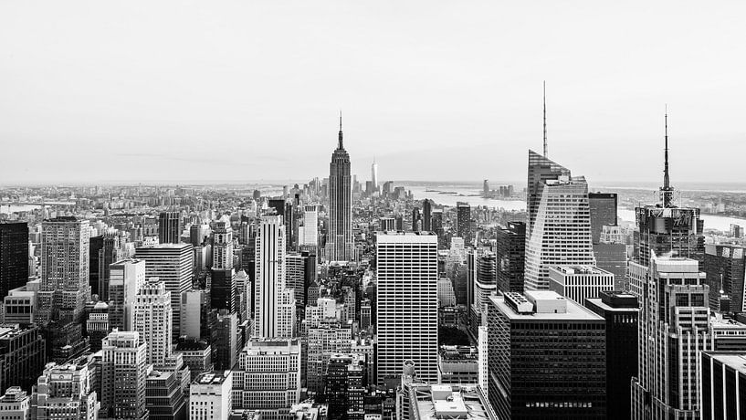 New York Skyline by Dennis Wierenga