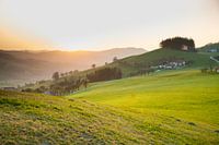 Coucher de soleil dans le Mostviertel