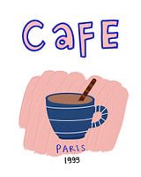 Cafe and coffee  wall painting