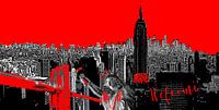 New York Black - Red
