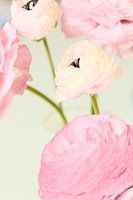 Nature morte de fleurs au pastel