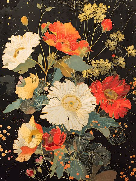 Japanese flowers by Gypsy Galleria