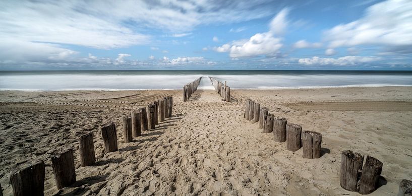 Strand von Domburg. von Pieter van Roijen