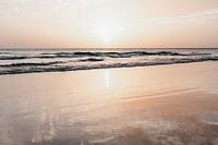 Sonnenuntergang am Strand in Pastellfarben | Foto-Kunstdruck | Andalusien Spanien