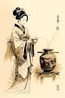 Geisha theeceremonie