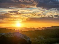 Quirl in der Sächsischen Schweiz - Aussicht Richtung Falkenstein
