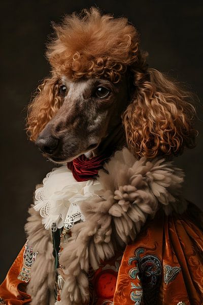 Lord Doodle Pudel von It starts with Art