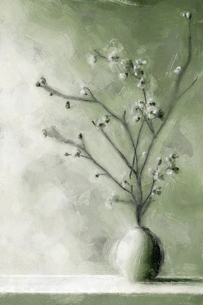 Printemps dans le silence | Vert par Kanzo