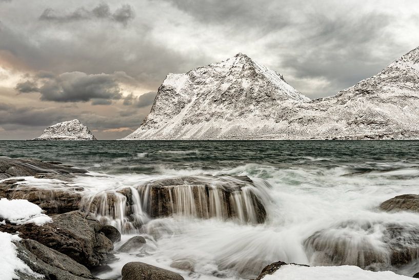 Côte hivernale des Lofoten par Ralf Lehmann