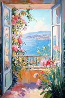 Vue méditerranéenne d'Azur