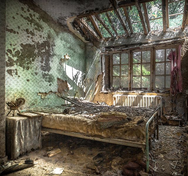 Schlafzimmer im Niedergang von Olivier Photography