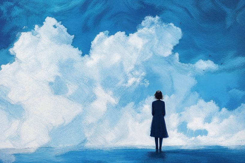 Contemplation en bleu par Studio BB