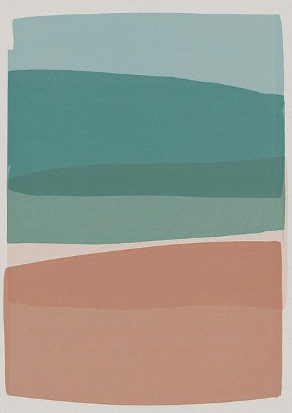 Modernes Türkis und Rosa von Orara Studio