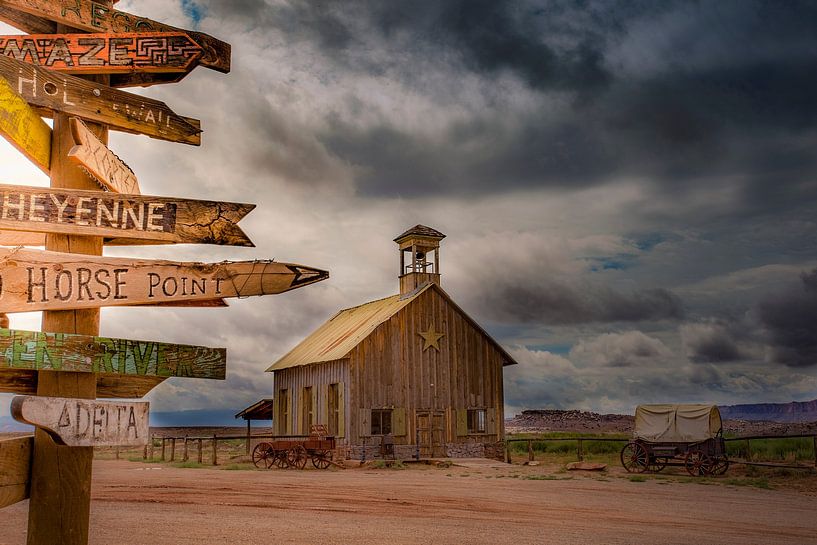 Wooden church in the wild west by Antwan Janssen
