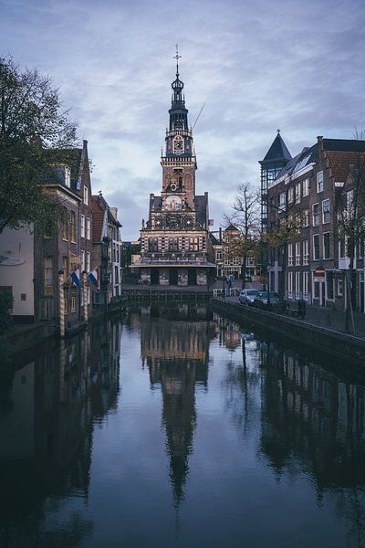 Waagtoren Alkmaar lever de soleil par Tom in 't Veld