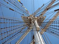 mast van een Tallship