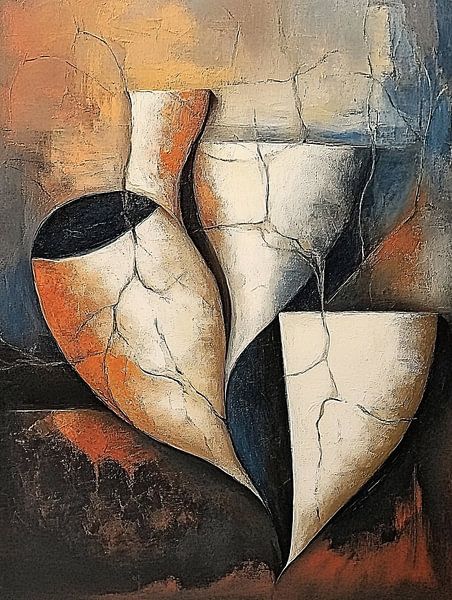 Tons de terre abstraits par Art Merveilleux