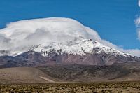 De Chimborazo Vulkaan  in de  Andes van Ecuador
