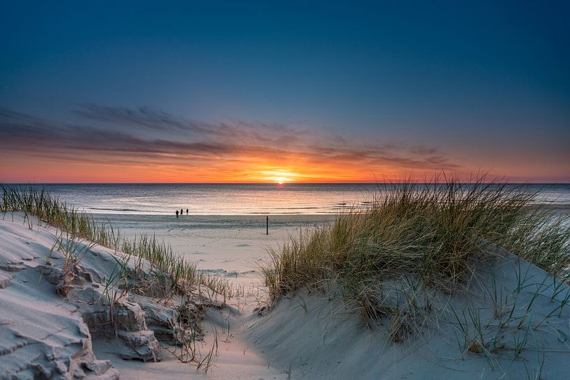 Paal 15 Texel beach vista dunes beautiful sunset by Texel360Fotografie Richard Heerschap