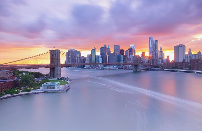 New York - Pont de Brooklyn - États-Unis par Marcel Kerdijk